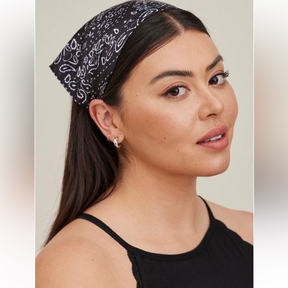 Torrid Black Bandana Headband